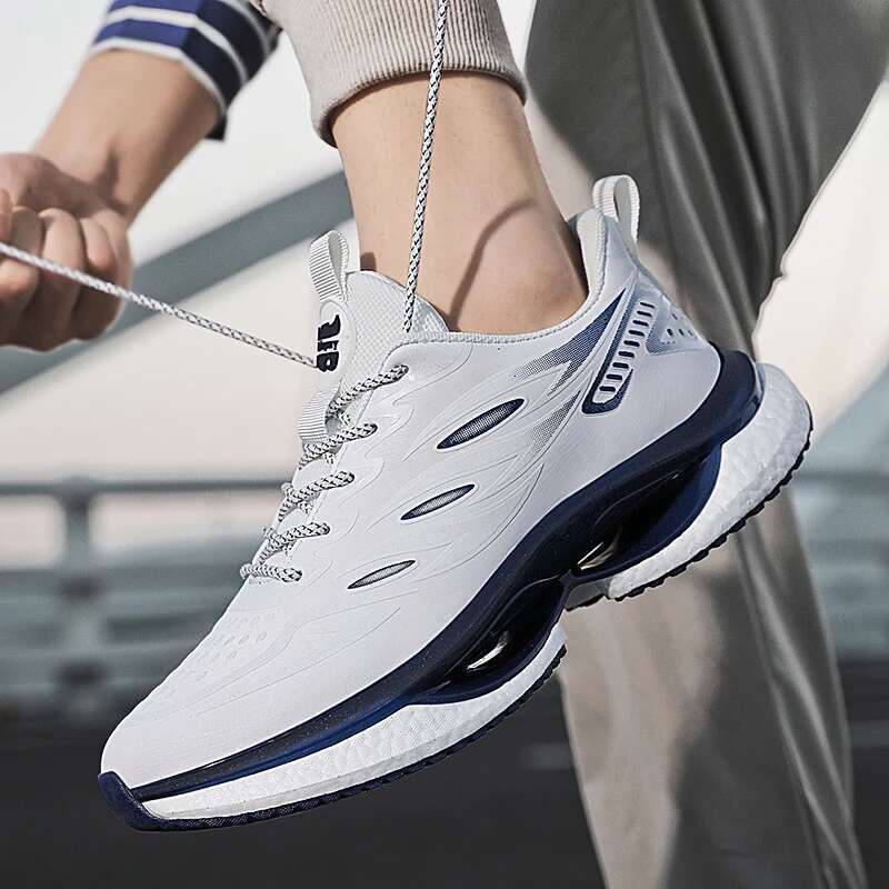 Men's Casual Sports Mesh Breathable Fashionable Lace up Running Shoes Walking Daily Sneakers Jogging Training Footwear