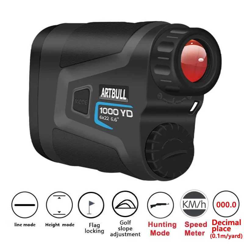 ARTBULL Laser Rangefinder Hunting Outdoor 1200m 650m Golf Rangefinder with Flag-Lock Slope Adjusted Distance Meter X2503041
