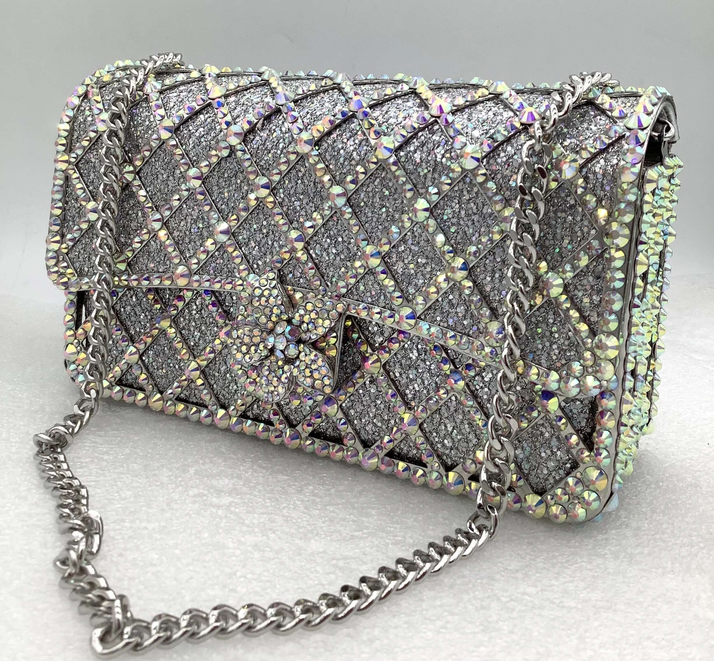 Xiyuan Women's Fuxia/blue/women's/green Jewelry Long Chain Crossbody Bag Party Wedding Gift Bag Jewelry Shoulder Bag Bride