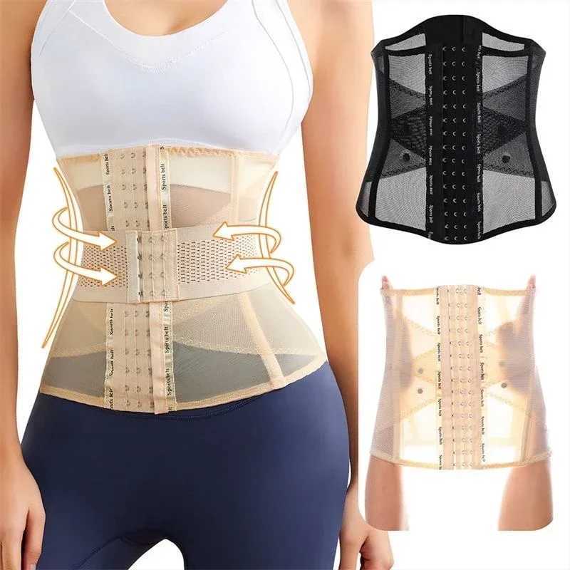 Invisible double belt tight corset summer shaping underwear womens flat belly waist trainer shaping clothesXJ250304