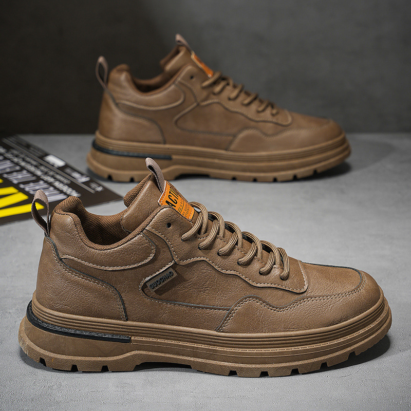 Spring And Summer Designer s New 2025 Original Fashion Martin Short Boots Men s Lace Up Multi Functional Non Slip Outdoor Casual Leather Shoes Men s S