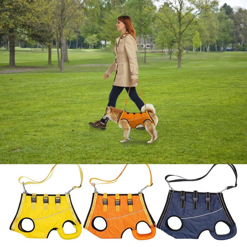 Dog Harness Sling Carrier Breathable Dog Life Vest With Handle Pet Lift Sling Carrier Harness Party Accessories For Old Elderly