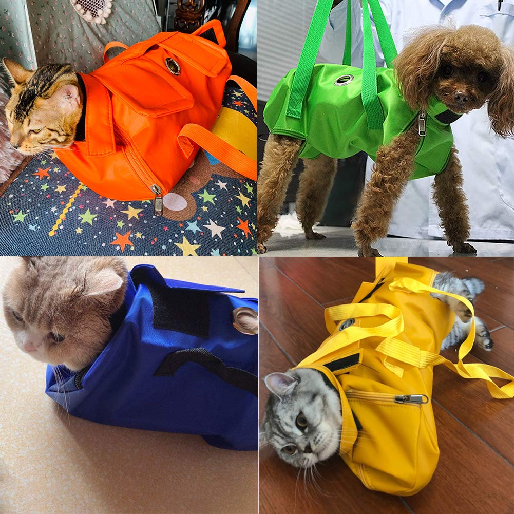 Cat Restraint Bag for Nail Trimming & Claw Care, Anti-Scratching Grooming Bag for Cats, Ideal for Medical Exams & Grooming