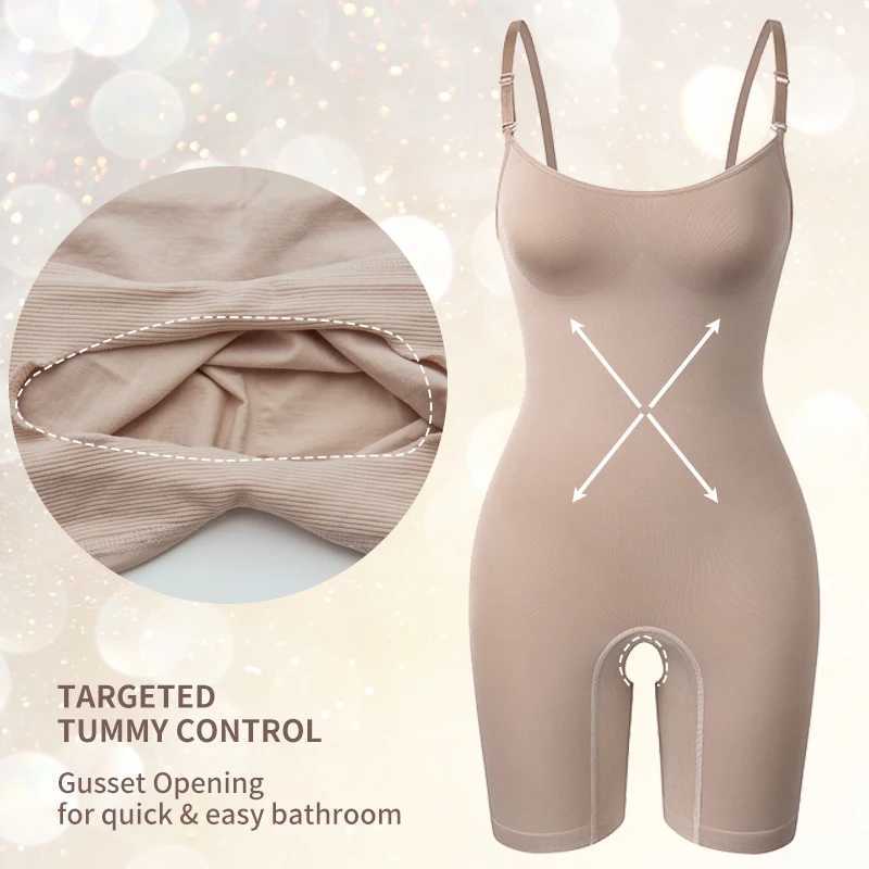 Womens full body shaping company abdominal control shaping bodysuit waist trainer pleated corset abdominal control thickness slimming shapingXJ250304