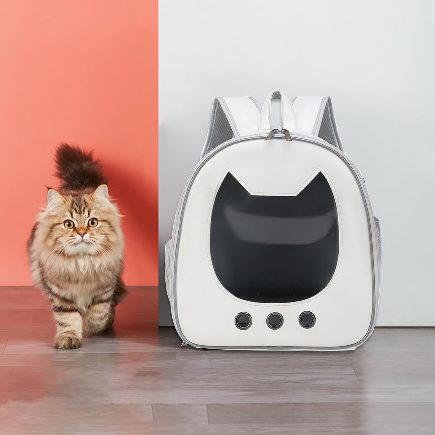 Pet Supplies Outdoor Travel Puppy Dogs Cats Backpack Pet Bag Breathable Portable Space Capsule Pet Cat Carrier Backpack