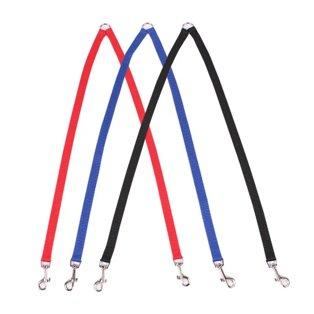 Dog Double Leashes for Walking Two Dogs Durable No Tangle Dual Dog Training Leash Lead Nylon Splitter Suitable for Pet Puppies