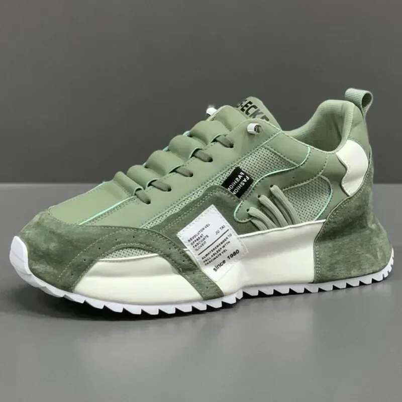 Men's Sneakers Brand Leisure Designer Platform Running Shoe Moccasins Leather Casual for Men Tenis Shoes 2025