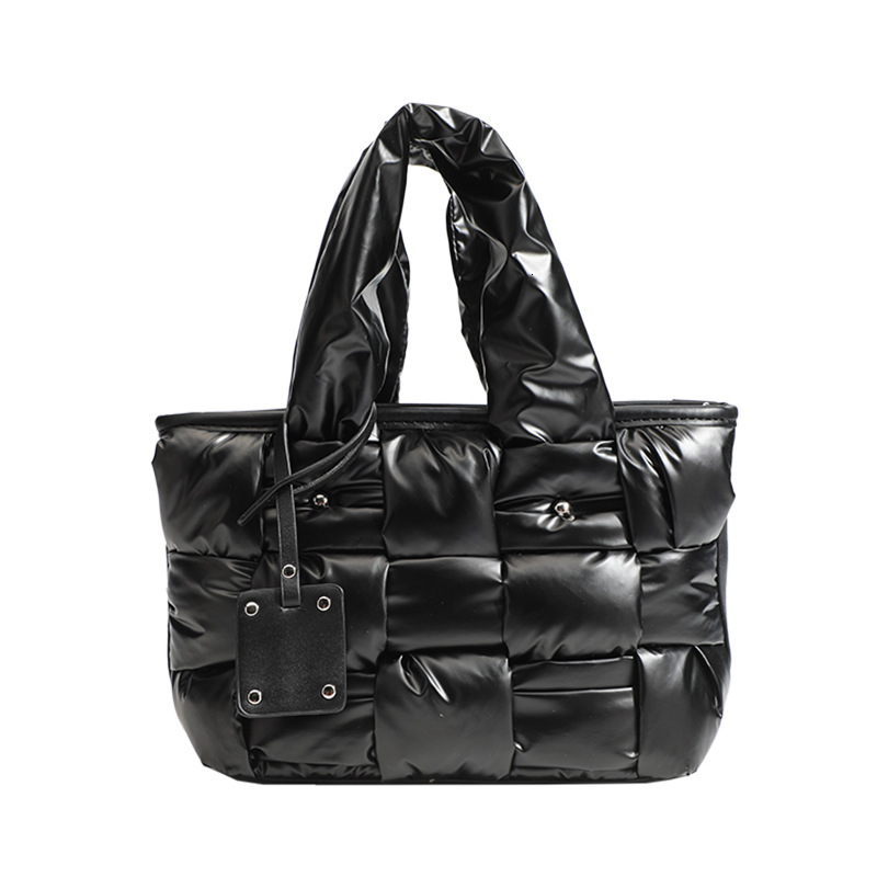 Designer Designer 2024 New Niche Design Hand-Held Woven Down Tote Fashionable Versatile Casual Shoulder Crossbody Bag