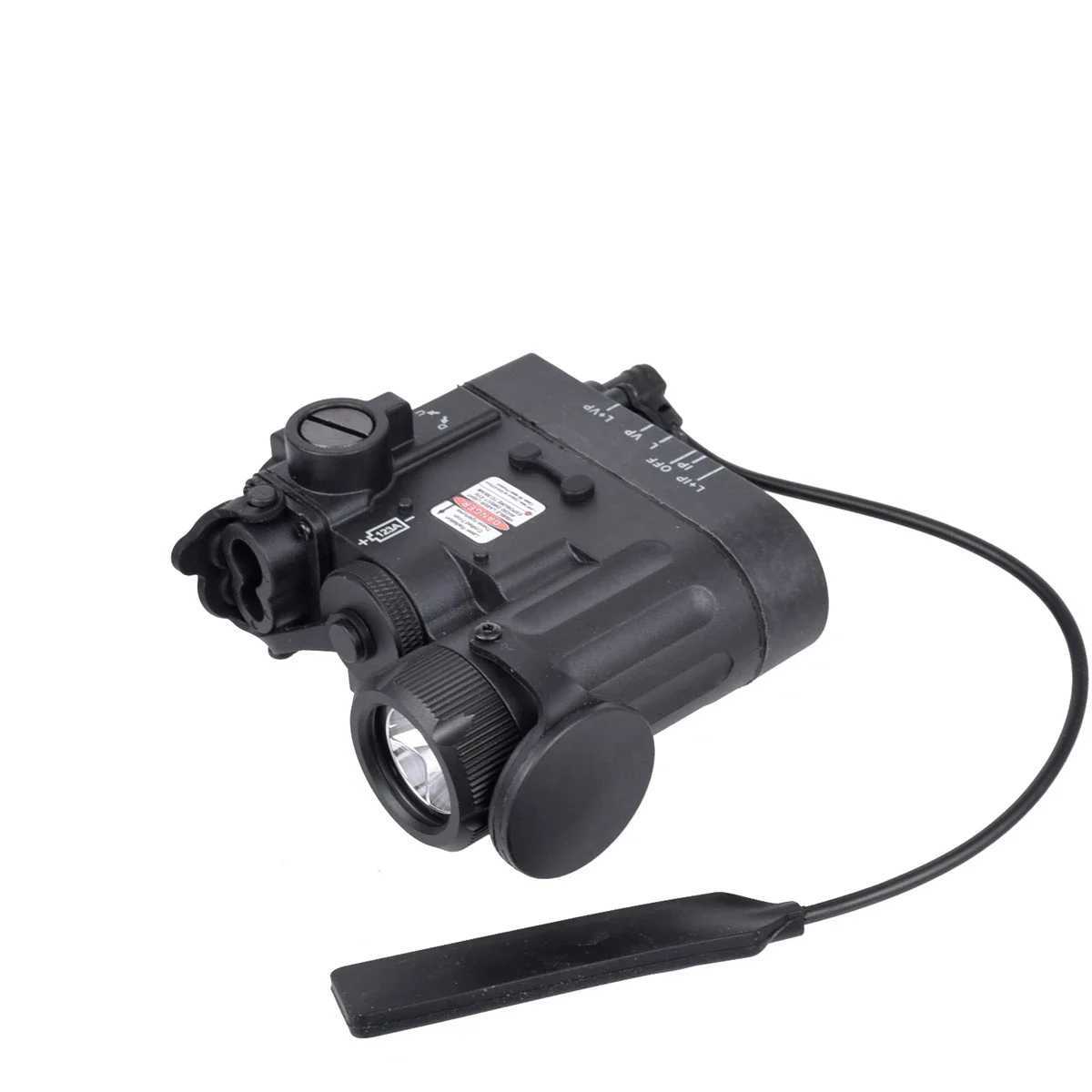 Tactical DBAL-D2 Weapon Gun Light Red Dot IR Laser Sight D Weapon Flashlight 200 Lumens Fit 20mm Rail Hunting Rif AirsoftXJ250303