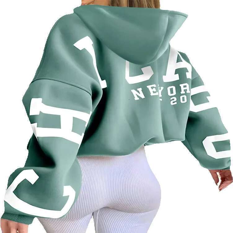 Autumn And Winter Women's Printed Hoodies Casual Fashion Long Sleeve Sweatshirts