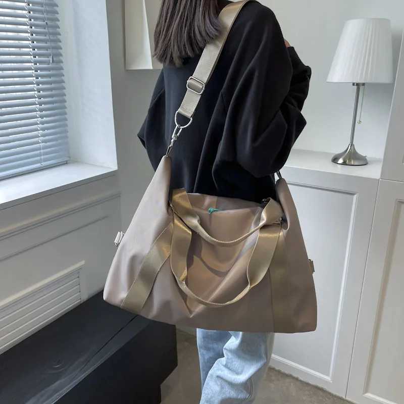 Waterproof Oxford Cloth Handbag Womens Travel Bag Multifunction Ladies Shoulder Crossbody Bag Fashion Brand New Yoga Bag travel Y250304