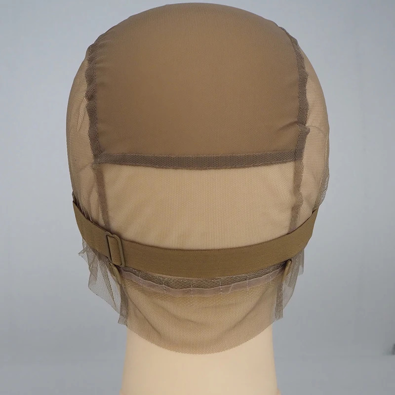 Full lace wig caps for making full lace wigs with adjustable band transparent wig foundations 250228