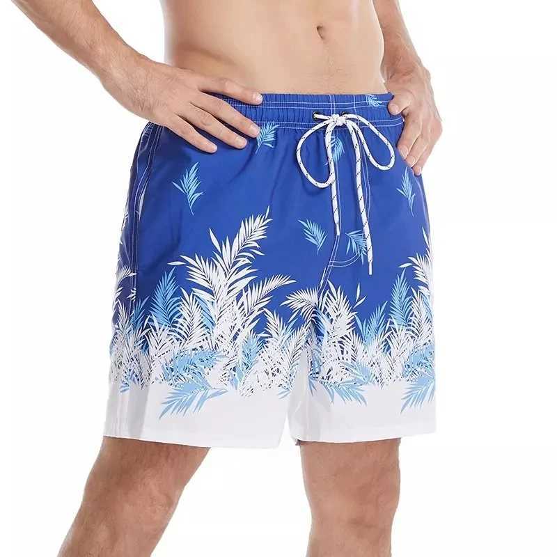 Fashion Palm Trees Graphic Beach Shorts For Men Summer Casual Holiday Vacation 3D Printed Swim Trunks Loose Harajuku Short PantsT250304