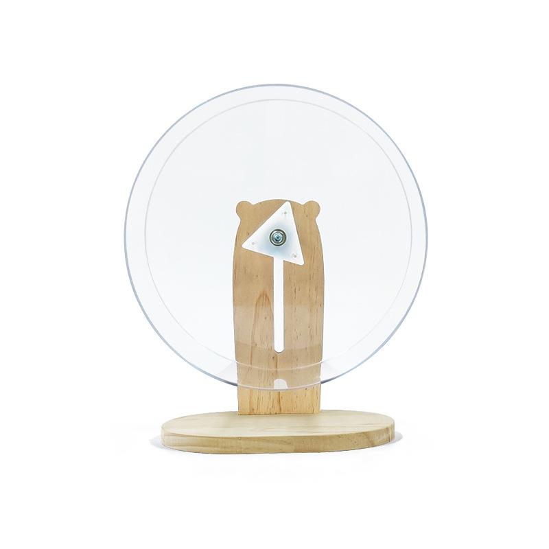 Acrylic Silent Hamster Transparent Running Wheel Golden Bear Roller Running Stand Gnome Supplies Runner Toy