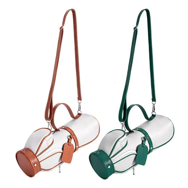 Ship from US Women Golf Ball Bag Portable Mini Small Storage Pack Holder Cute Messenger Microfiber 250303FBB