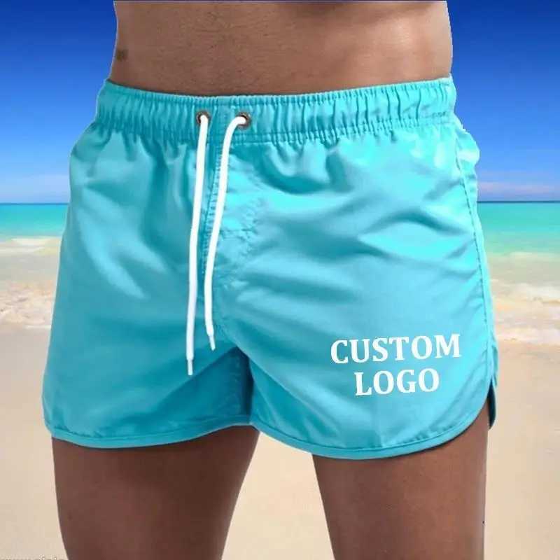 Custom Your Summer Swimwear Men Swimsuit Boy Swim Suits Boxer Beach Shorts Trunks Swimming Surf Banadores Mayo SungasT250304