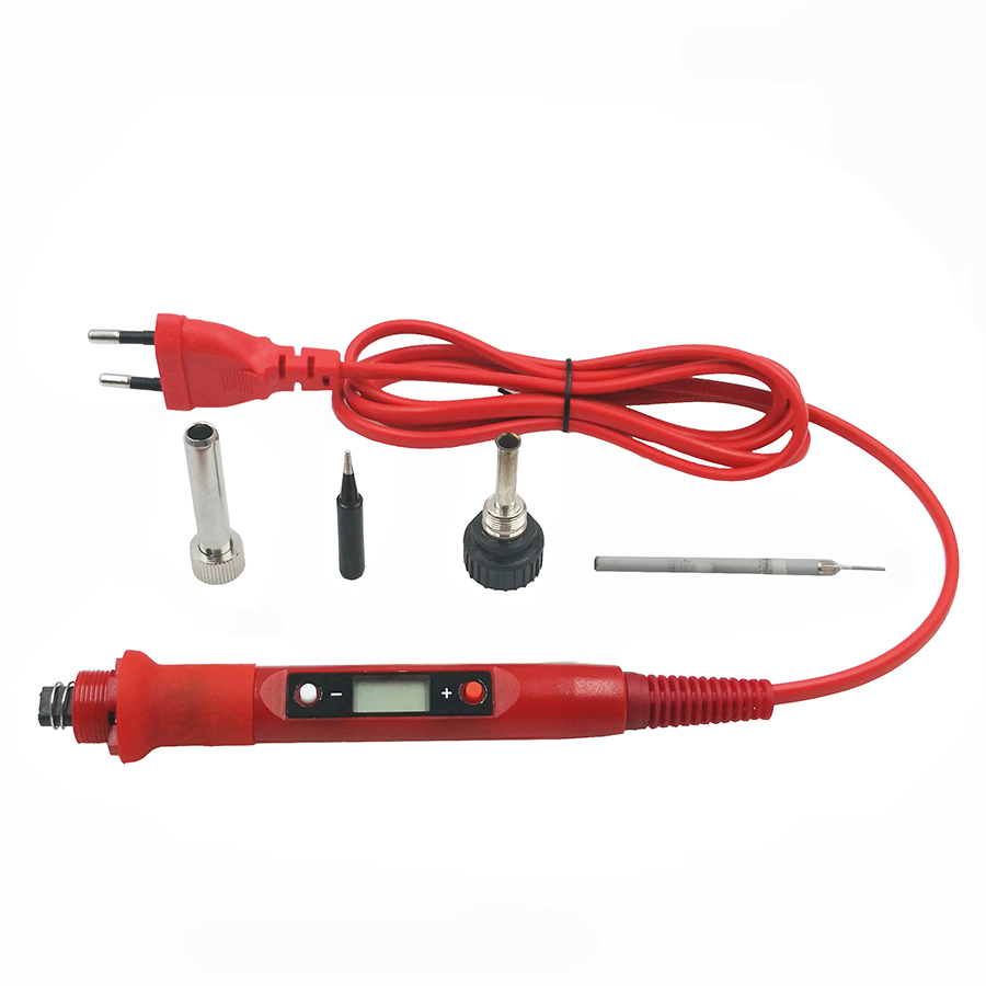 80W Digital Electric Soldering Iron Set Kit 220V 110V Temperature Adjustable LCD Display Solder Welding Iron Tool Tips 60W/80W