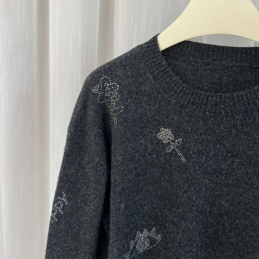 Jacquard Knit Pullover Winter Long Sleeve Female Sweater Casual Retro Classic Cozy Lady Top