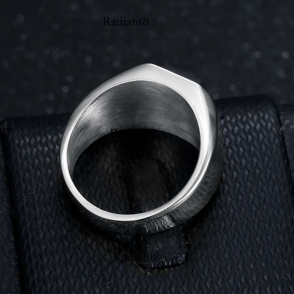 Punk Style Rings for Men Width Signet Square Finger Fashion Brand Jewelry Accessories Whole Sale