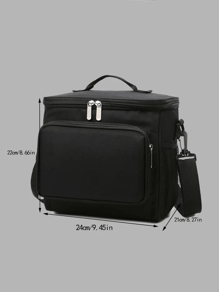 Multifunction Large Capacity Cooler Bag Waterproof Oxford Portable Zipper Thermal Lunch Bags For Women Lunch Box Picnic Food Bag 250228