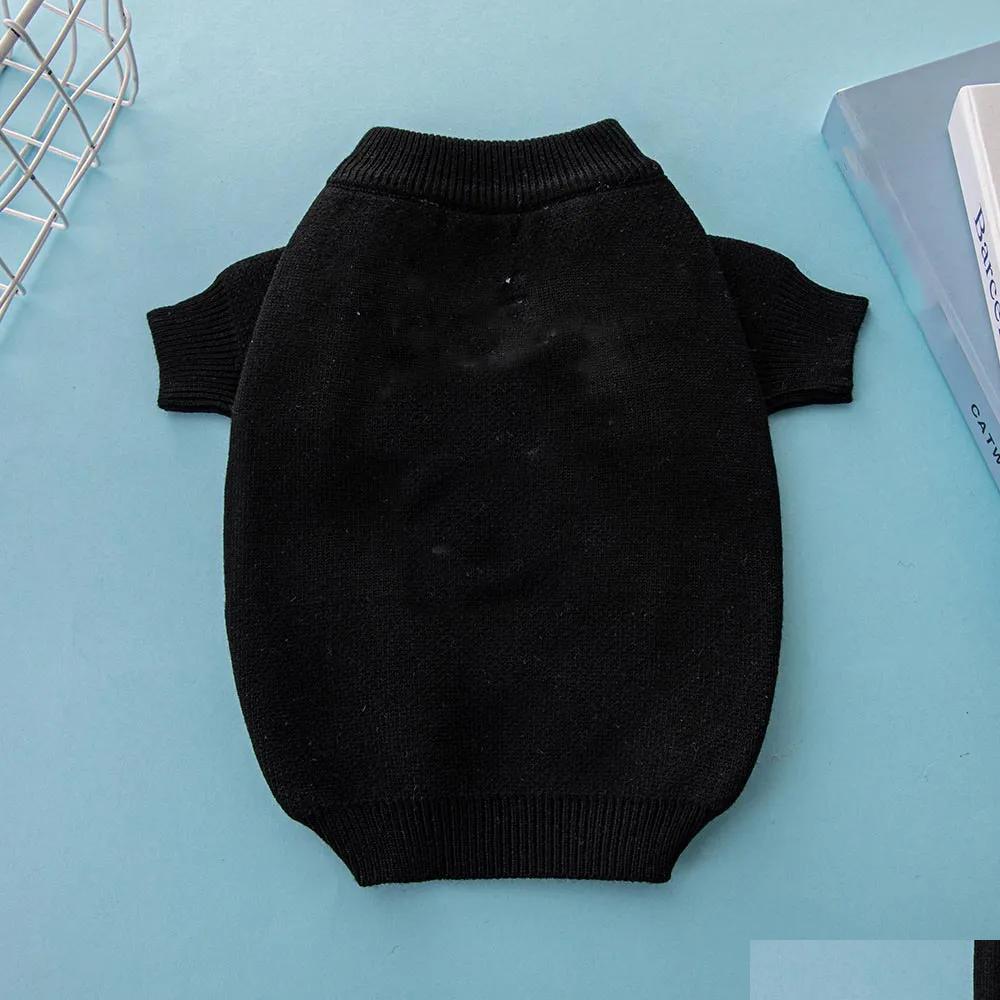 Dog Coats Jackets Apparel Stylish Winter Coat Designer Pet Sweater For Small And Medium Dogs Letter Drop Delivery Supplies Dhj8B