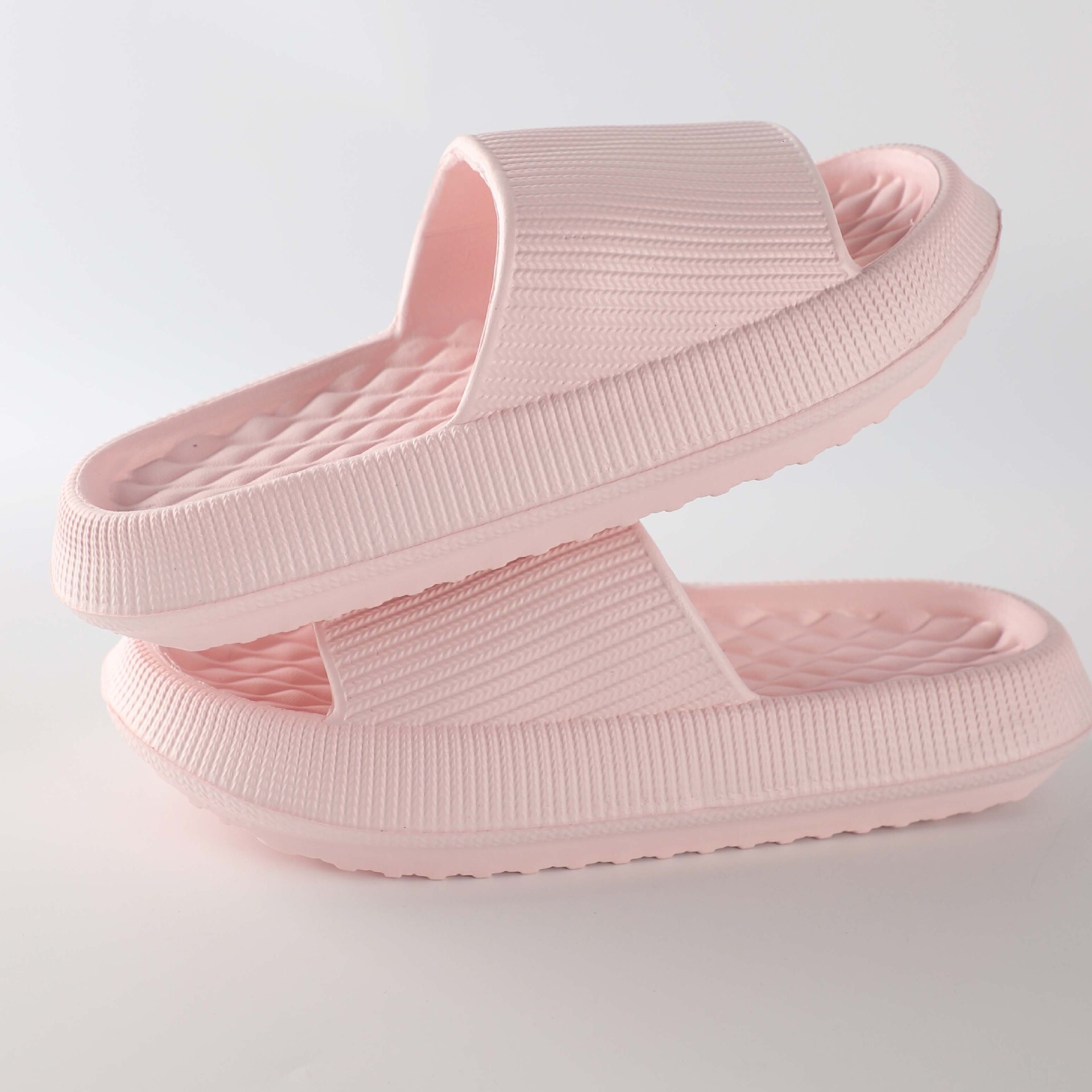 designer sandals Thick soled stool stepping cool for women's summer new EVA couple home silent bathroom shower men's slippers