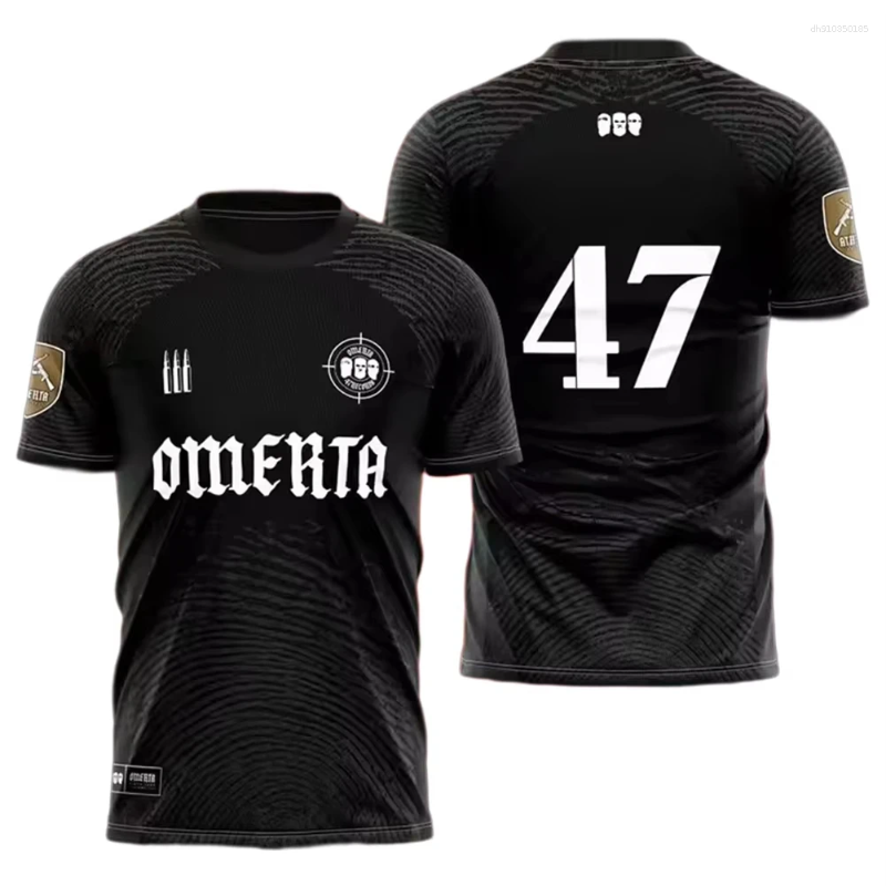 Men's Tracksuits Omerta Boxing Fans Summer 3D Print 47 Outdoor Sportwear Breathable Short Sleeve T-shirt Clothes Men