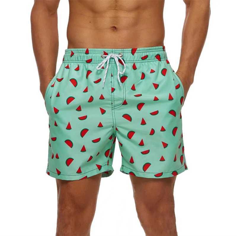 Men Summer Swimwear Shorts Male Swimming Trunks Swimsuits Beachwea Man Surf Beach Swim Sport Pants Board Mesh Lining And PocketsT250304