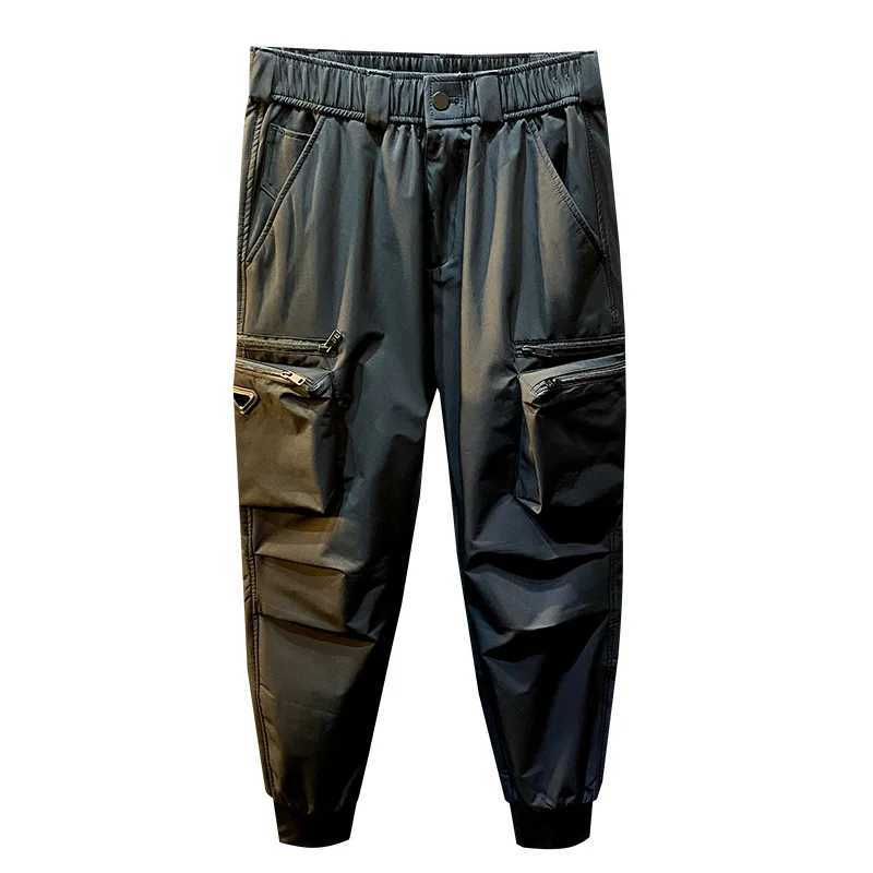 Japanese Style Workwear Tactical Pants Mens Autumn and Winter 2024 New Multi-Pocket Loose Casual Pants Outdoor Track PantsXJ250303