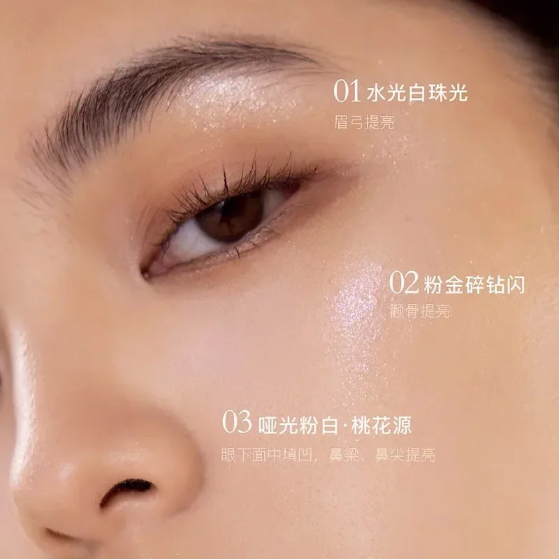 Girlcult Series Face Integrated Palette Pearl Matte Highlights Blush Brighten Contour Makeup Facial Composite Disc Palette 250227