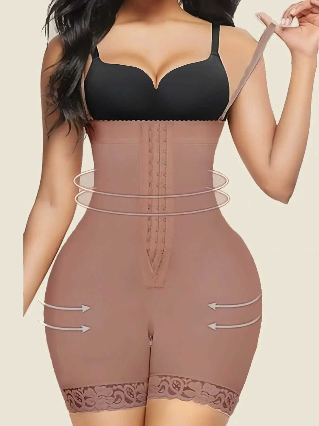 Faja FeelinGirl Shapewear For Women Tummy Control Fajas Post Surgery Compression Body Shaper With Open CrotchXJ250304