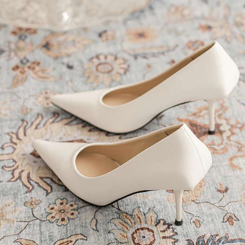 Eiyken Sexygreen Thin High Heels Pumps Women Pointed Toe Slip On Shoes Elegant Prom Wedding Stripper Ladies Sandals