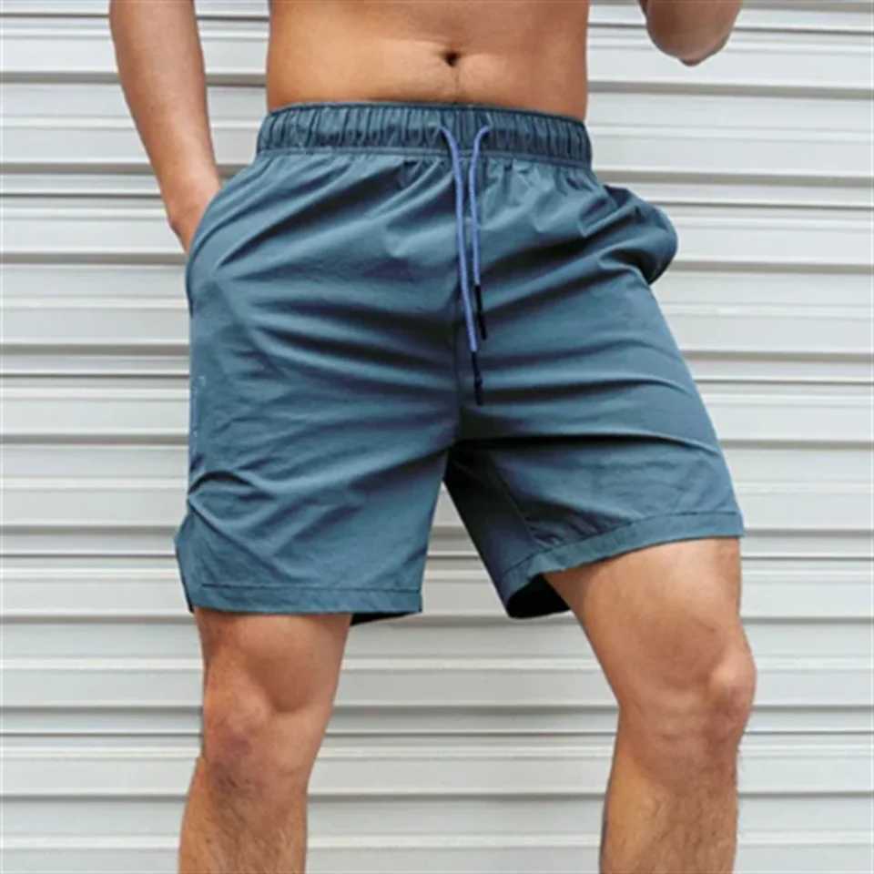 new Men Hot Shorts Light Weight Thin Short Pants Running Squat Fitness Shorts Men GYM Wear Quick-drying Drawstring ShortsT250304