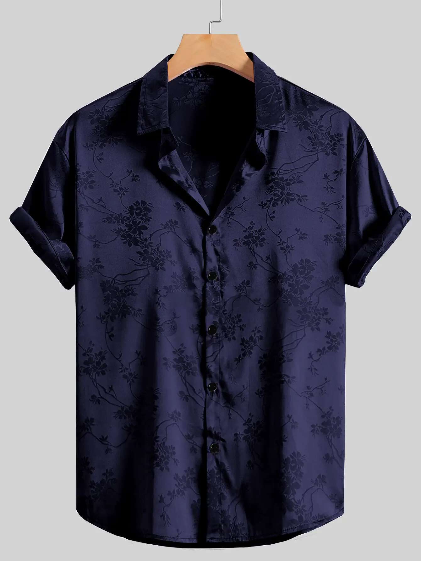 2025 New Men's Original Embroidered Short Sleeve Casual High Quality Designer Shirt Summer Beach Button Shirt Breathable Comfortable Cool Beach W