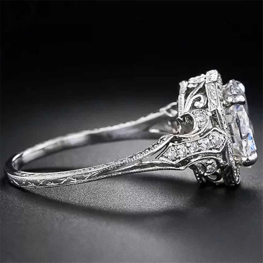 Couple Rings Eight Hearts and Eight Arrows Zircon Ring Popular Fashion Engagement Wedding Accessories r5027 H25303