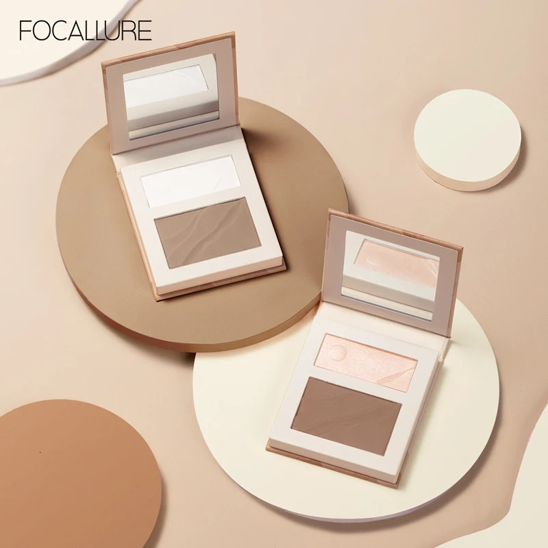 FOCALLURE Bronzer Highlighter Palette For Face Professional Long Lasting Natural Matte Concealer Contouring Makeup Cosmetics 250227