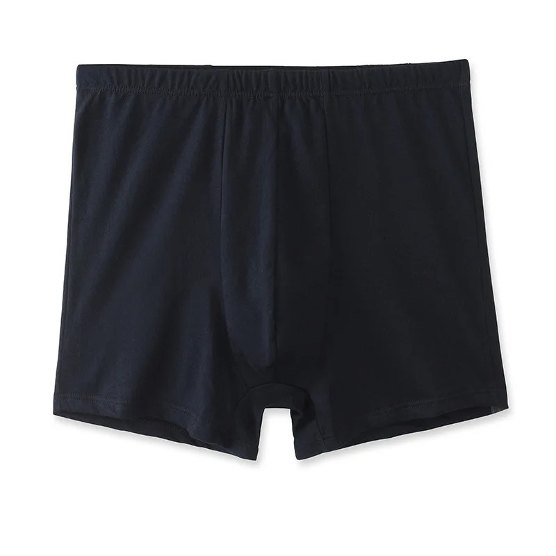 4PCS 100% cotton Mens Boxer Pantie Lot Underpant Loose Large Short Cotton Plus Size Underwear For Mens Boxer Male 8XL 9XL 10XL 250303