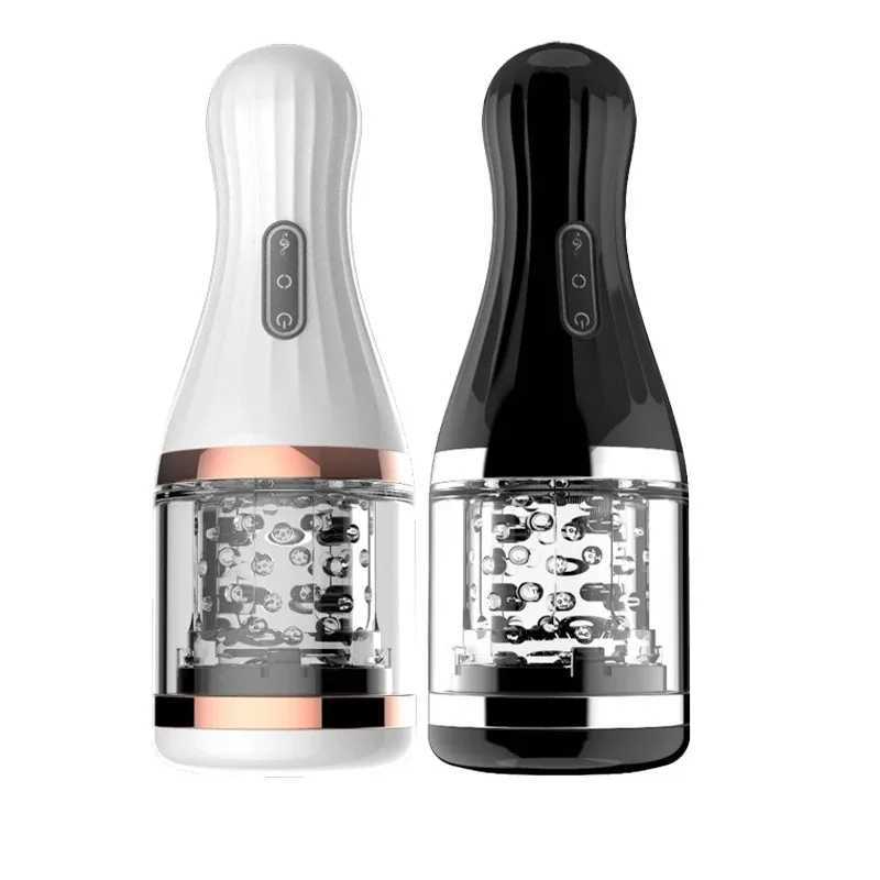 New Arrival Automatic male masturbation oral vibrator Motor oral sex masturbation cup vacuum suck masturbation sex toy male sex shop 18+ Z250304