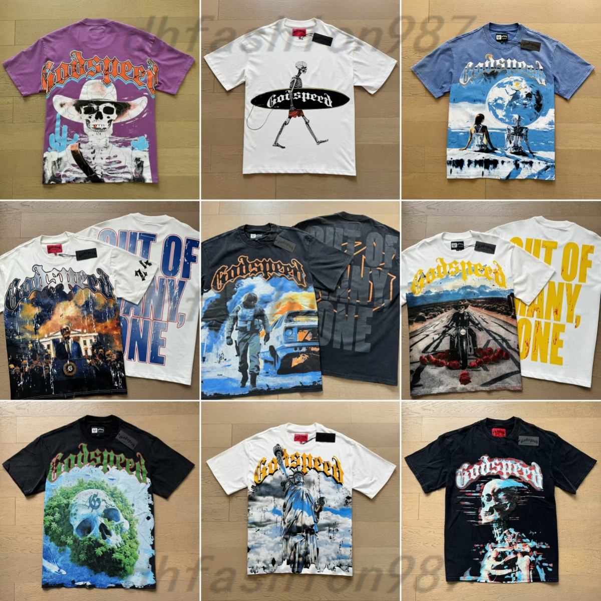 Mens T-shirt godspeed shirt Designer t shirt short sleeve beach hipster fabric Stree printing Men Women street High Quality Hip Hop Fashion washed black tee S-XL