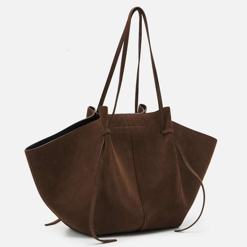 Faux Suede Tote Bags For Women Designer Handbags Purses 2025 New In Vintage Large Capacity Shoulder Custom Name Initials