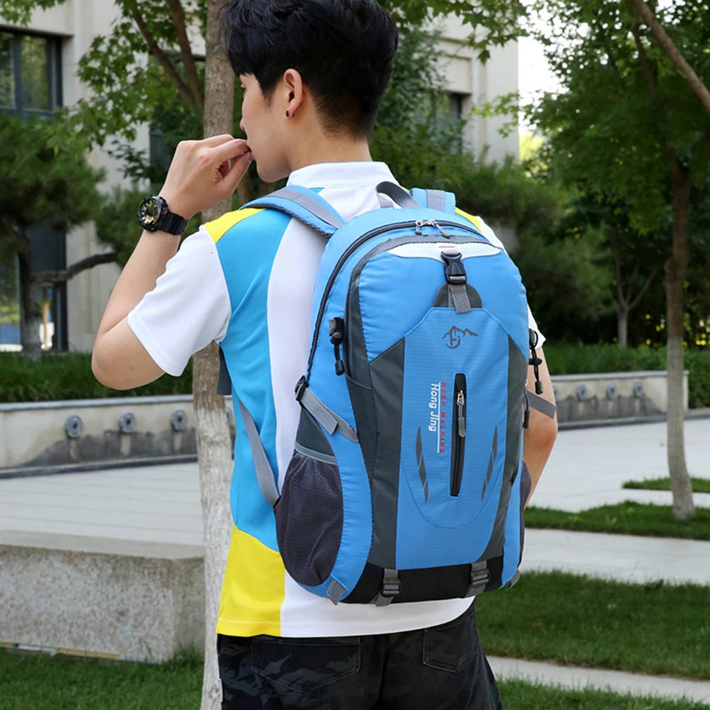 Ship from US 40L Largecapacity Men And Women Universal Outdoor Travel Backpack Waterproof Hiking Lightweight Duffel Bag Sports 250304FBB