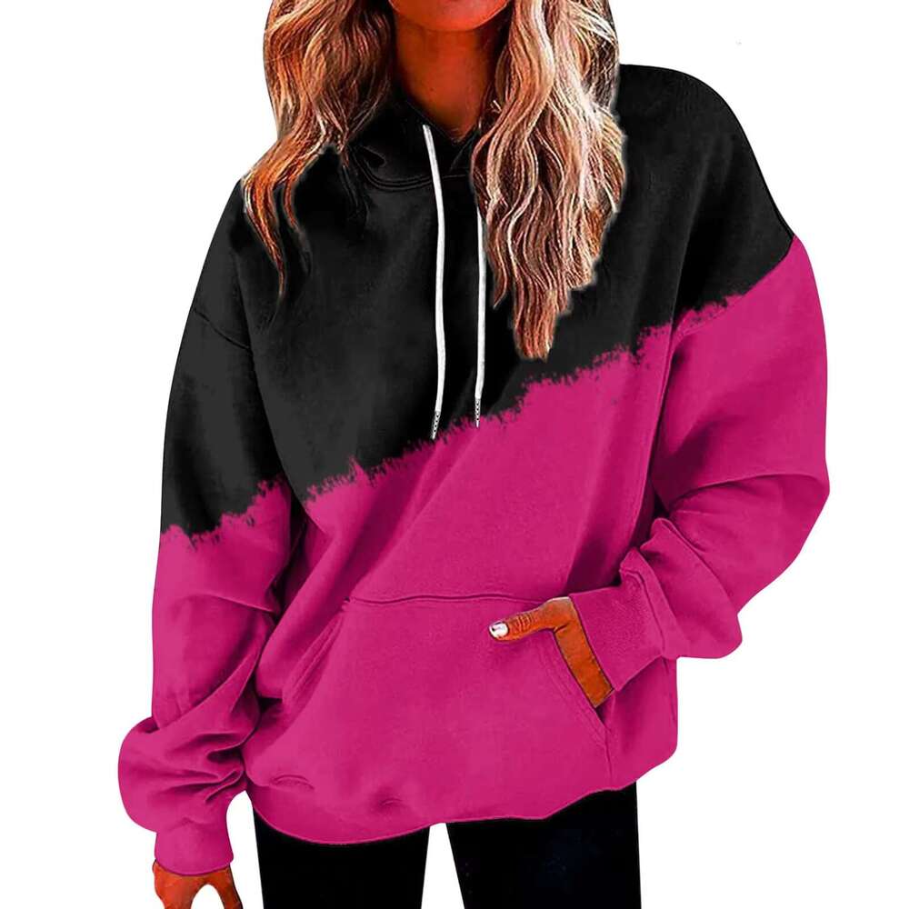 Women's With Hoodies & Sweatshirts Sleeved Long Hood Sweatshirt Pullover Ladies Hoodie