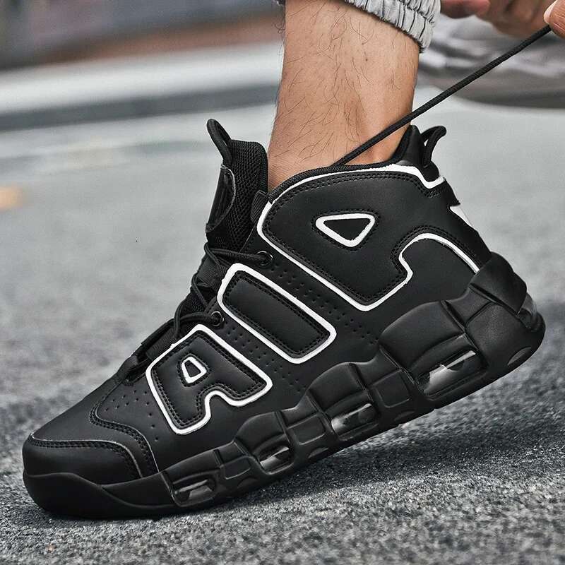 2024 Breathable Men's Sports Air Cushioned High Quality Runn ing Shoes Plus Size 38-47 Sn eakers