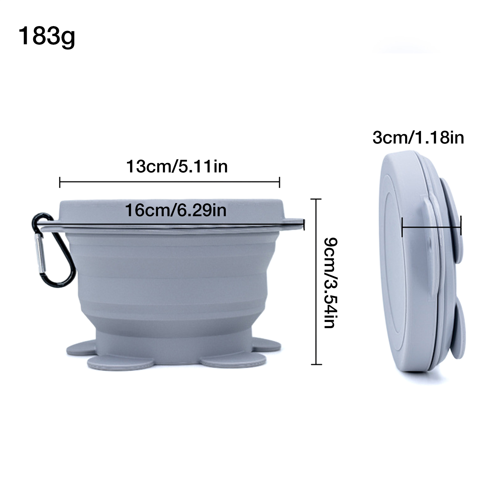 Pet Collapsible Bowls Feeding Watering Dish Super Convenient for Pets Dogs and Cats