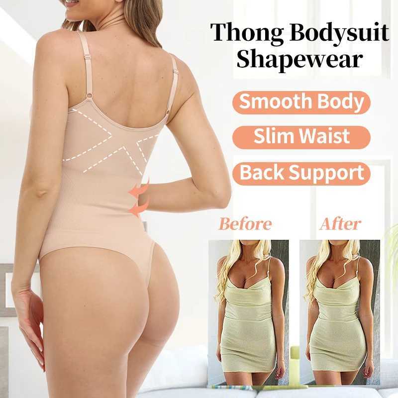 New Thongs Bodysuit Women Shapewear Tummy Control Butt Lifter Body Shaper Smooth Invisible Under Dress Slimming UnderwearXJ250304