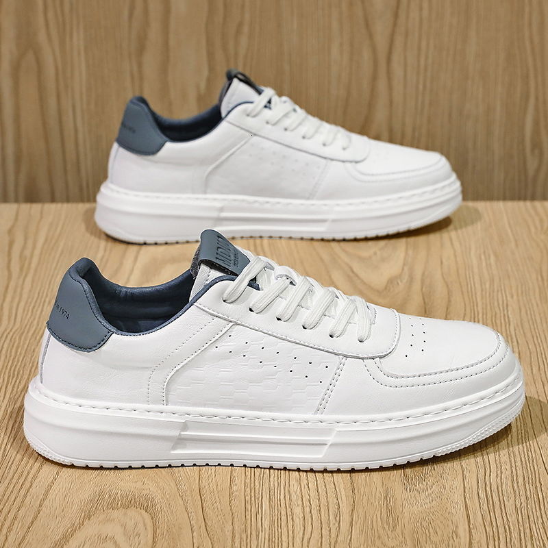 2025 New Designer Men's Board Shoes Summer Breathable Trendy Multi Functional Leisure High Quality Leather Men's White Fashion Sports Board 