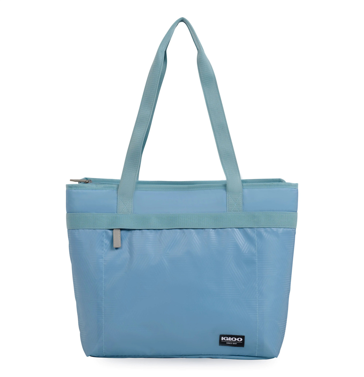 Ship from US Igloo Laguna for Her Zippered Dual Compartment SoftSided Tote Cooler Bag 20 Can Capacity Blue 250304FBB