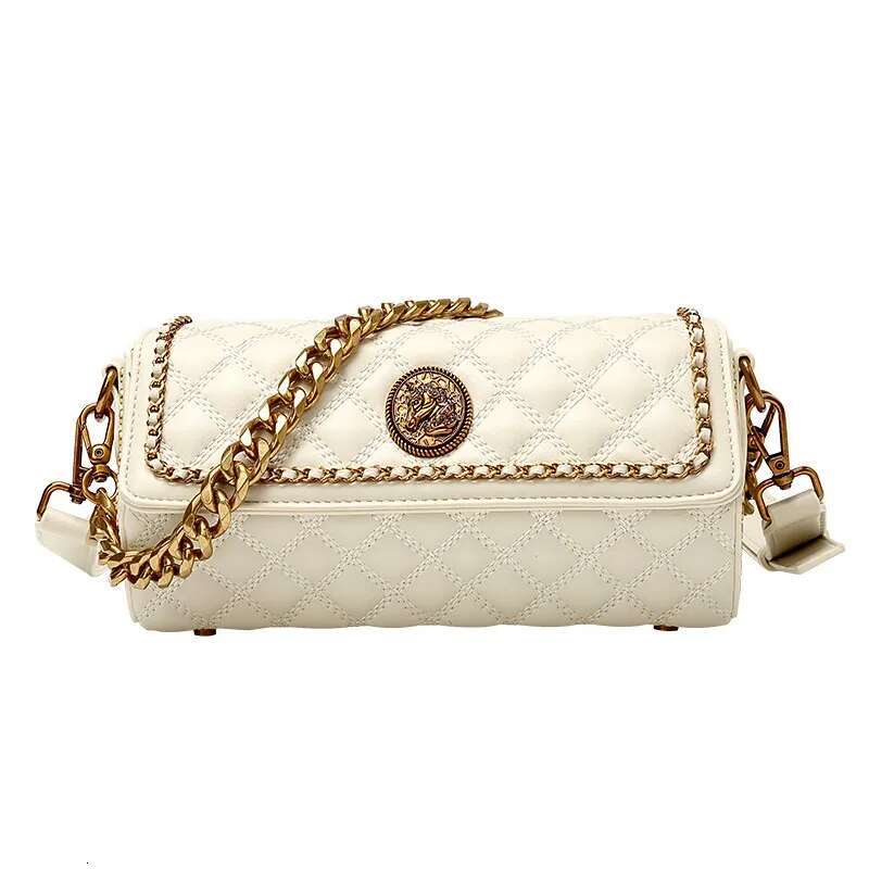 Light Brand Women's Handbag New Designer High-Quality Shoulder With Contrasting Color Retro Crossbody Chain Bag