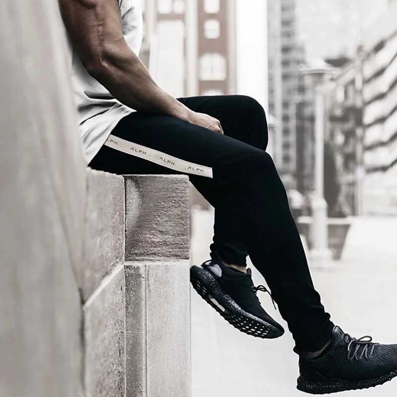Mens Gym Fitness Workout Casual Trousers Jogging Pants Jogger Sweatpants Cotton TrackPants Fashion Brand Bottom Male CostumeXJ250303