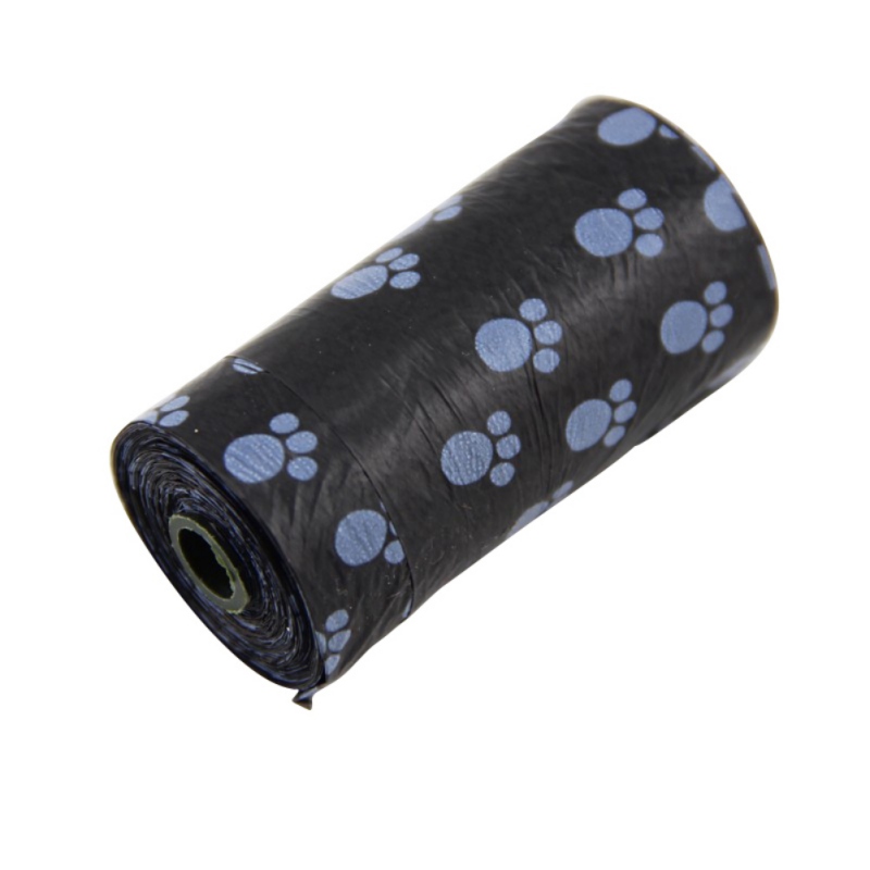 5pcs/set Pet Dog Disposable Poop Bag Zero Waste Dog Pooper Bags Dispenser Pets Biodegradable Products For Dogs Litter Poop Bags